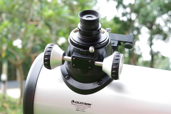 focuser attached to the optical tube